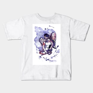 Grunge Angel Kids T-Shirt